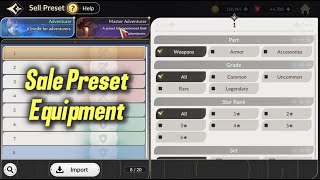 Seven Knight Rebirth - Sale Preset Equipment