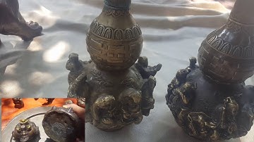 đồ đồng cổ giá trị - hồ lô bát tiên - thiềm thừ ba chân -