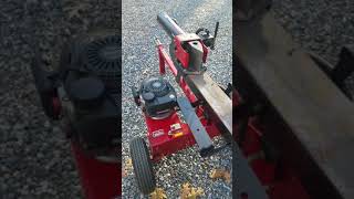 How to Start and Use Troy-Bilt 27 Ton Log Splitter TB27 with Honda GCV 160 Engine