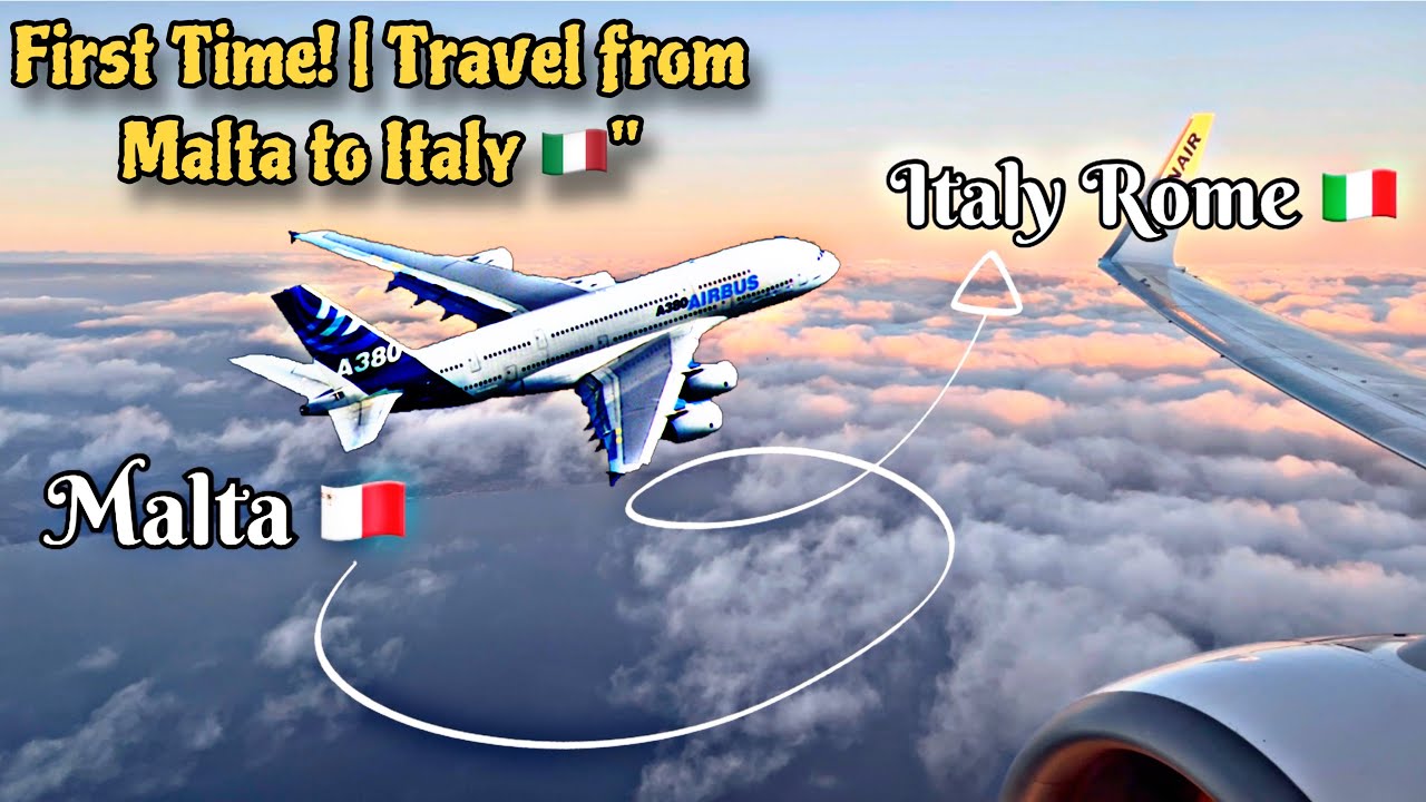 Malta to Italy 🇮🇹 Journey  | Exploring Europe as an International Student😍 Day 1 din Rome
