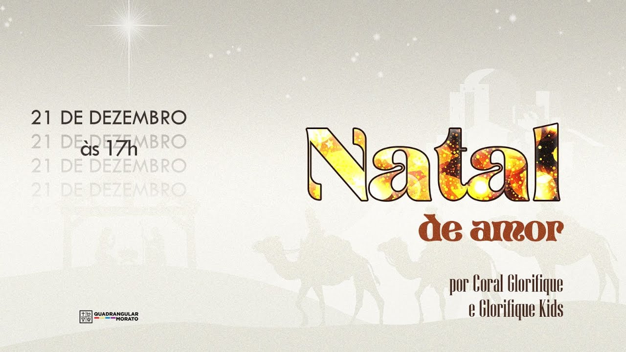 LIVE - Culto da família  + Coral Glorifique e Glorifique Kids | Domingo 21/12/2025
