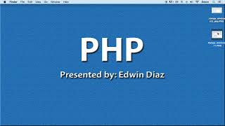 PHP-002 Local development environment and software install (first video on php)