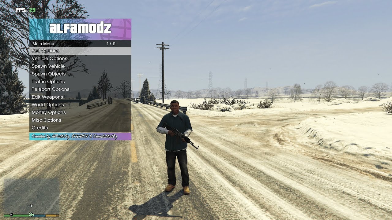 AlFaMoDz V1.2 PS4 4.05 / 4.55 GTA V Mod Menu Updated & Demo Video