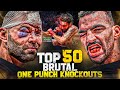 One Punch Knockouts - Top 50 Most Brutal MMA, Boxing, Kickboxing & Bare Knuckle Knockouts