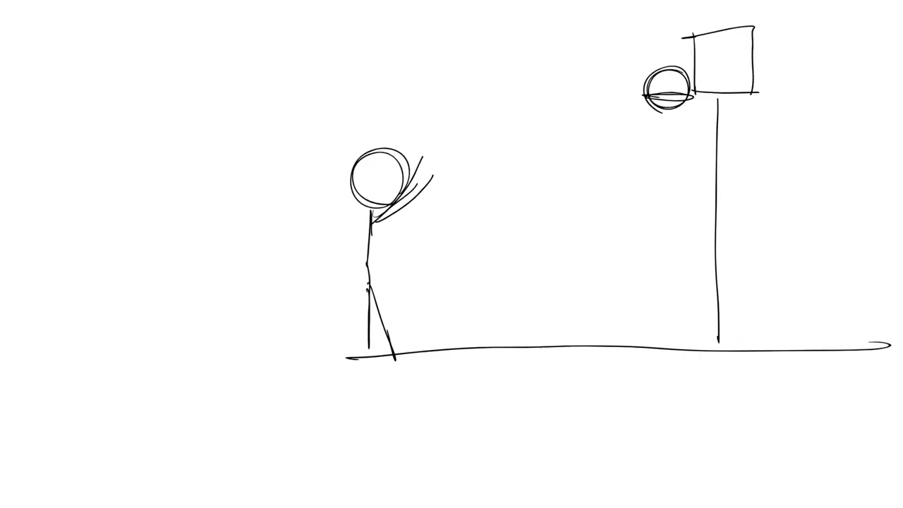 I Found This Warm Up! Stick Figure Bball Joke!