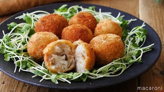 【おせちリメイク】味付けいらず♪里芋とお煮しめのコロッケの作り方
