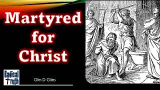 Martyrdom in Christianity & Islam