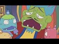 子鬼トリオに襲われたエンマ大王。