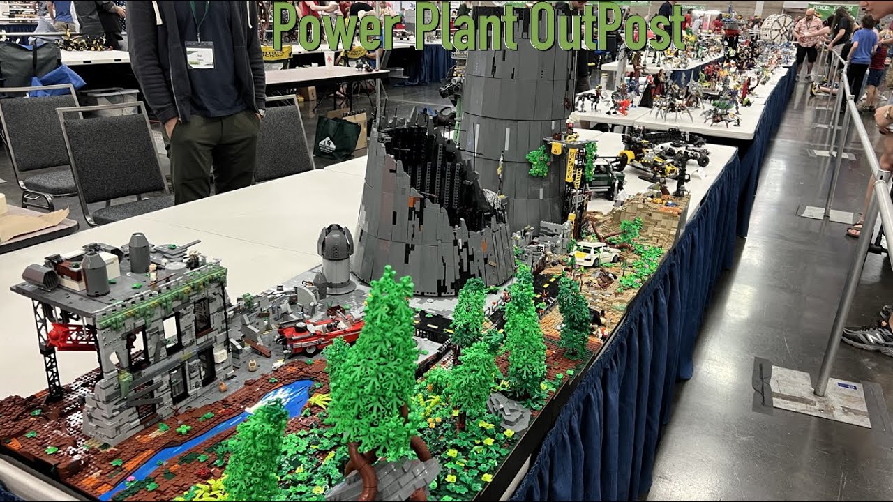 Lego Apocalypse Power Plant MOC Shown at Bricks Cascade 2023