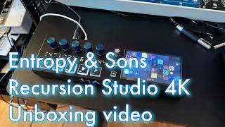 Entropy & Sons Recursion Studio 4K Unboxing Video