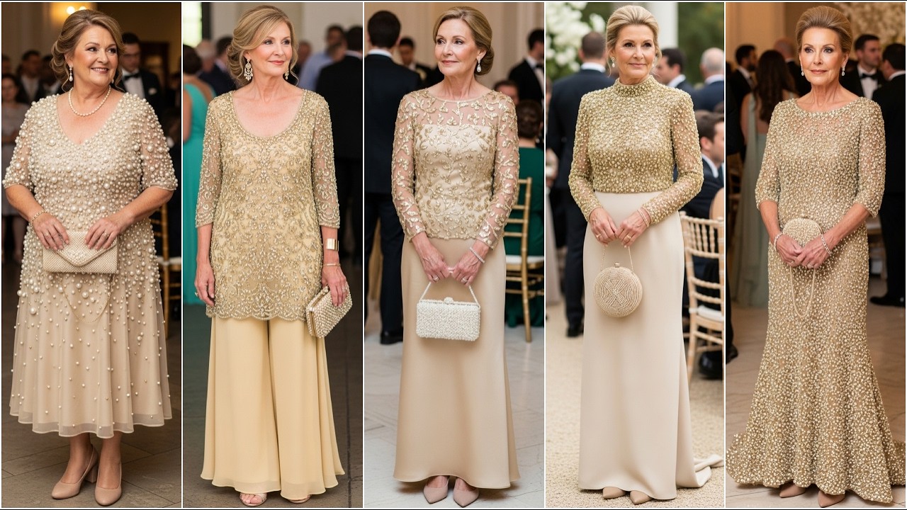 Stunning Gold Mother Of The Bride Dresses: Flattering Gold Dresses For Older Women Stunning Gold Mother Of The Bride Dresses: Flattering Gold Dresses For Older Women