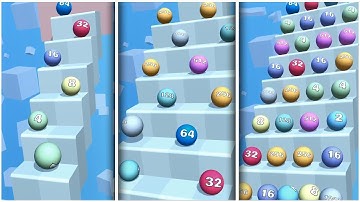 Ball Ladder 2048 - Gameplay Walkthrough - Levels 21-40