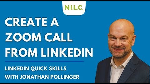 How to create a zoom call from LinkedIn