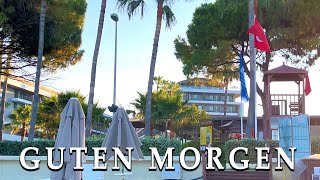 Guten Morgen und einen schönen Tag. Side Promenade. Strand. Meer. Türkei 3 Juni 2025 #sideturkey