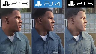 Gta V Ps3 Vs Ps4 Vs Ps5 Graphics Comparison Youtube