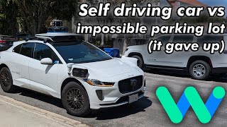 Waymo LA: Impossible parking lot + twitchy driving | JJRicks Rides With Waymo #169