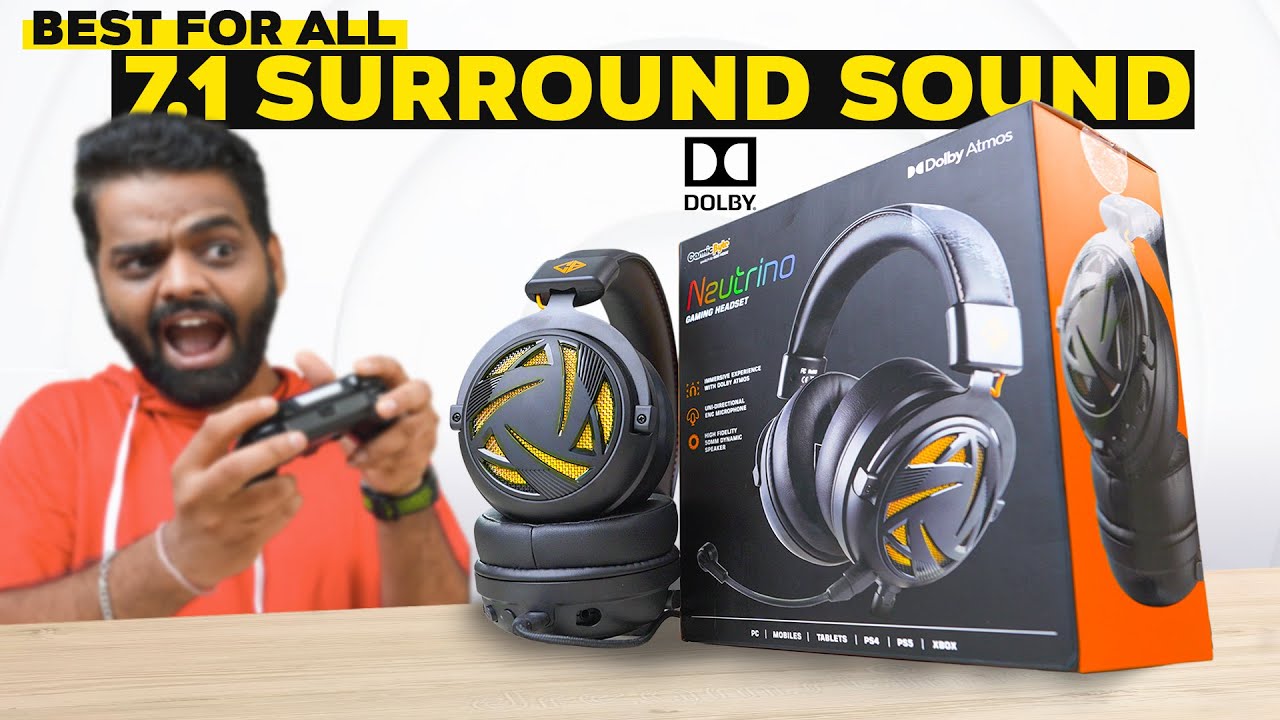 Best 7.1 Surround Sound Headset + Dolby Atmos 🎧 Cosmic Byte Equinox  Neutrino - YouTube