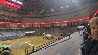 monster jam Allentown Pennsylvania show 4, donut competition