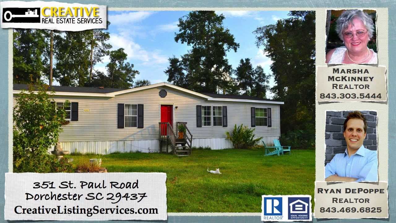 351 St Paul Rd For Sale Harleyville SC Homes For Sale Dorchester SC