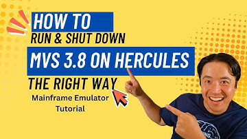 How to run & shutdown Hercules Emulator TK5 MVS 3.8 the right way in 3 minutes