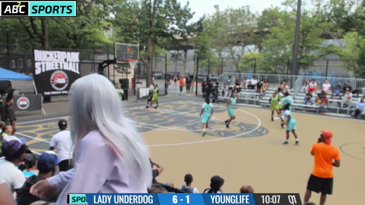 AB2C Broadcasting Presents® - 2023 Rucker Park (NY) Basketball - Lady Underdog VS Younglife