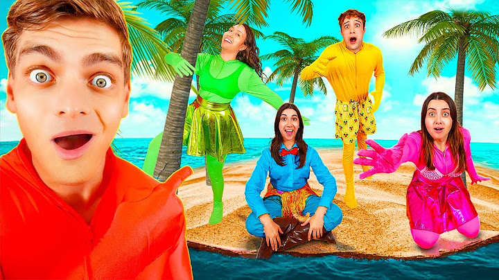 SOPRAVVIVIAMO NELLE ISOLE NEL TUO COLORE CON I NOSTRI AMICI PER 24 ORE! 🏝️