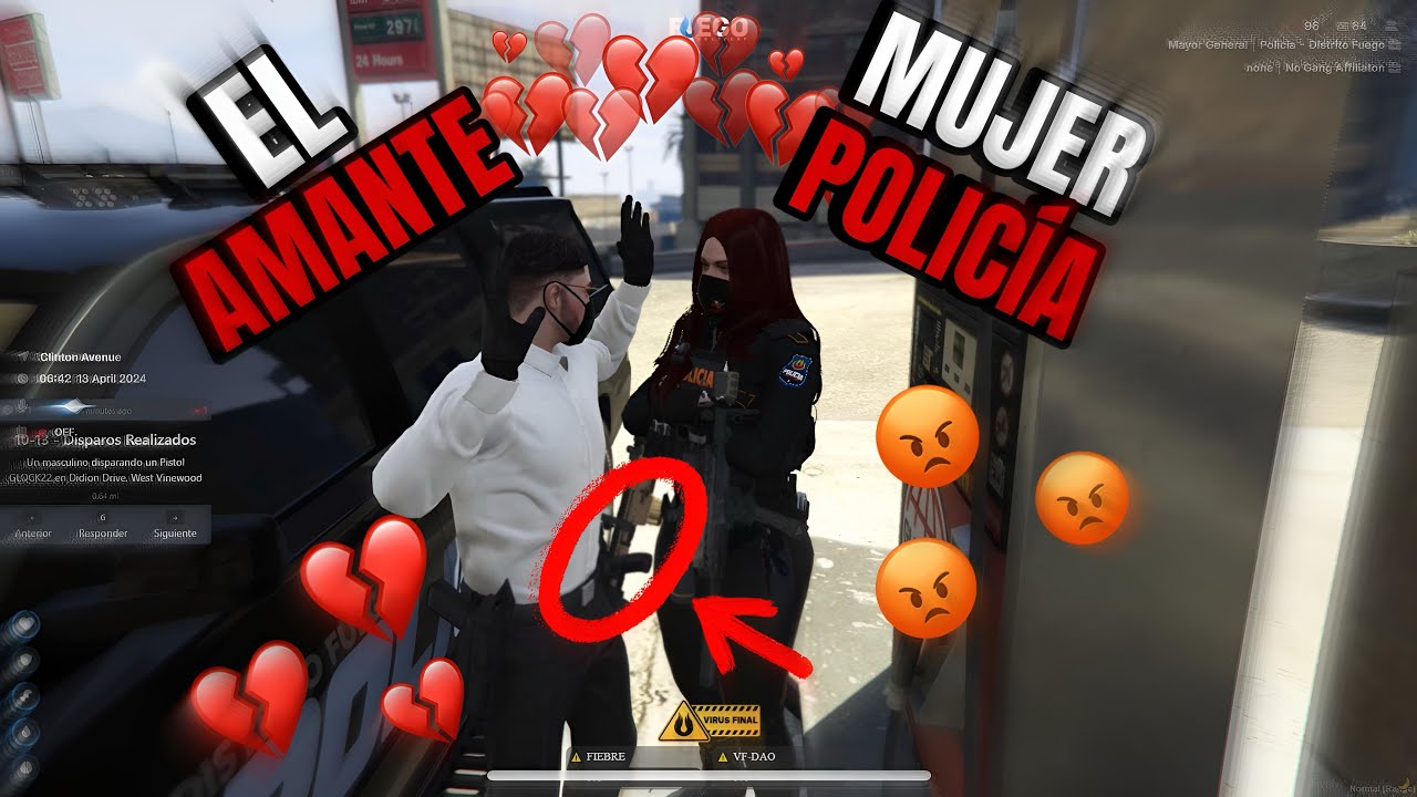 SECUESTRO A LA ESPOSA DE UN POLICIA PERO SI ME ATRAPAN ME DAN CK GTA 5 RP