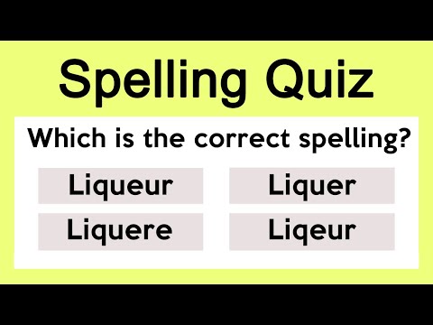 English Spelling Quiz | Most Common Spelling Mistakes | #1