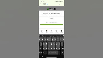 Crypto vs Blockchain seed code #seed