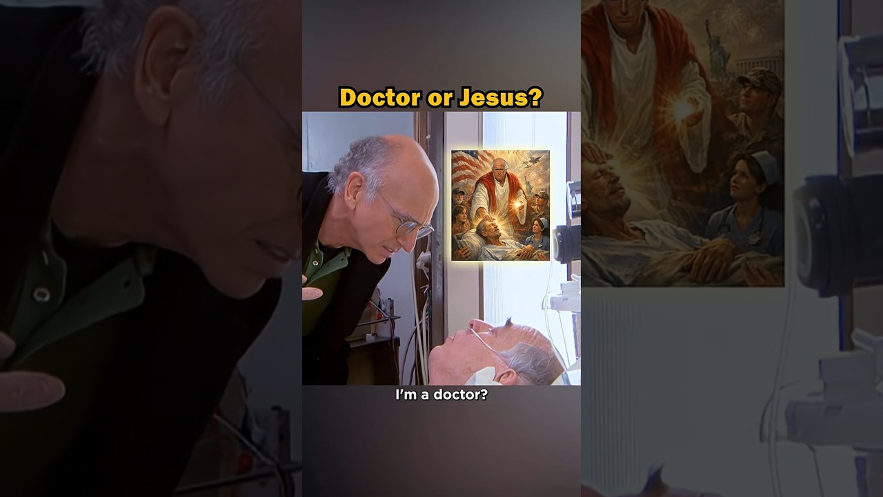 Larry David finds out he's a doctor | Trump and Curb Your Enthusiasm Parody