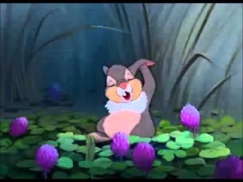 Video: Hvad sagde Thumper i Bambi?