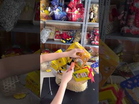 Video Cách Làm Giỏ quà Tết đơn giản dễ làm nguyên liệu rẻ ! - youtube