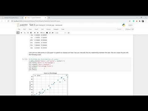 Task 2 -To Explore Supervised Machine Learning.