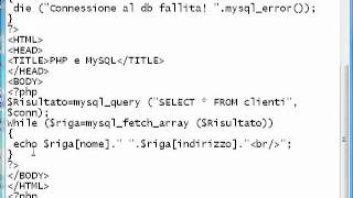 PHP MySQL Basic Course, Data Selection and Saving