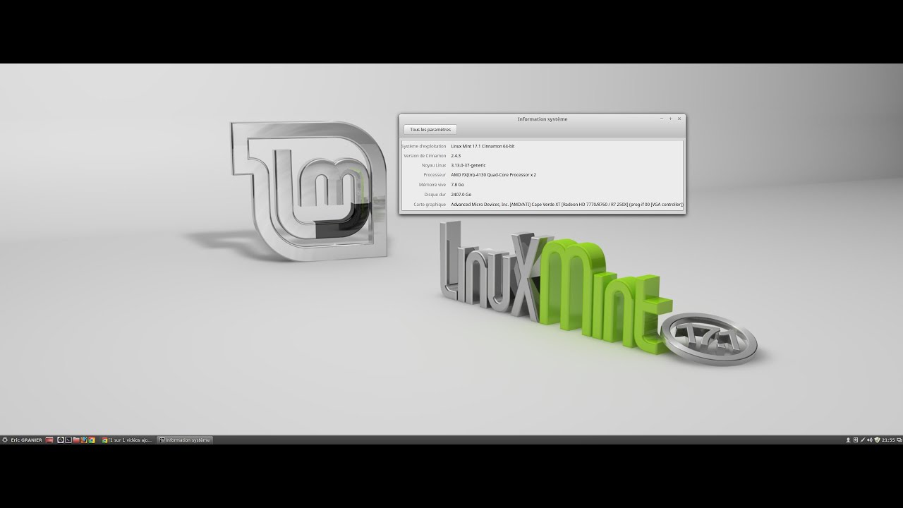 Linux Mint 17.1 Rebecca - YouTube