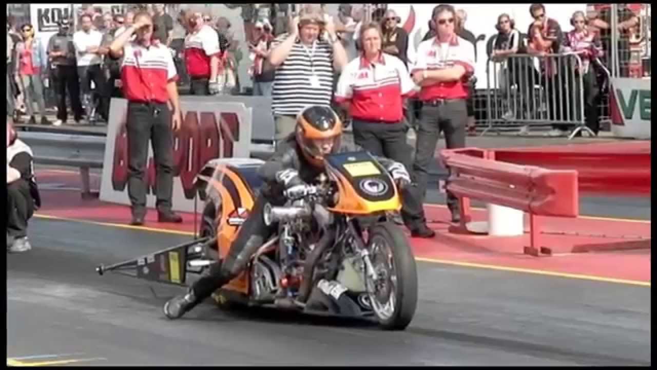 Top fuel bikes at Veidec Nitro Festival 2010 - YouTube