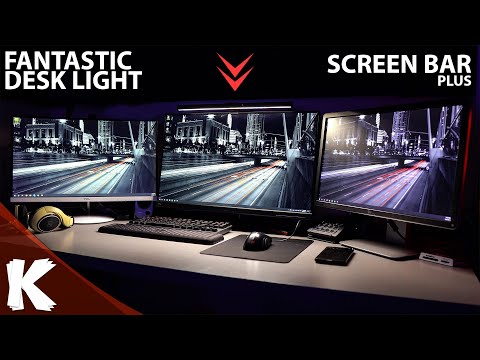 BenQ ScreenBar Plus | 2 Minute Review | Awesome Daily Desk Light