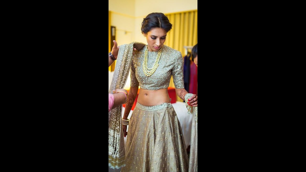 Grey Lehenga Jewellery Collection 2019 