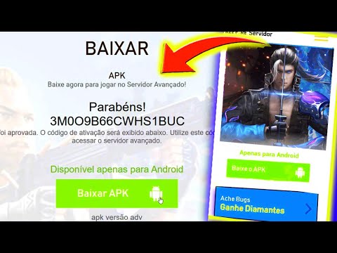 URGENTE!! GANHE DIAMANTES COM O DOWNLOAD APK SERVIDOR AVANÇADO FREE FIRE!  ATUALIZAÇÃO DE MARÇO!! 