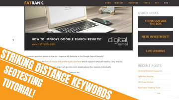 How to Identify Striking Distance Keywords on SEOTesting Tool | Best SEO Testing Tools!