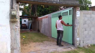 Porto  De Correr Com Abertura Em L