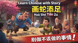 Learn Chinese Through Stories | 画蛇添足 Meaning, Story & Lesson