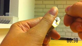 Picking Master lock No130 WITHOUT lockpick in 39 seconds