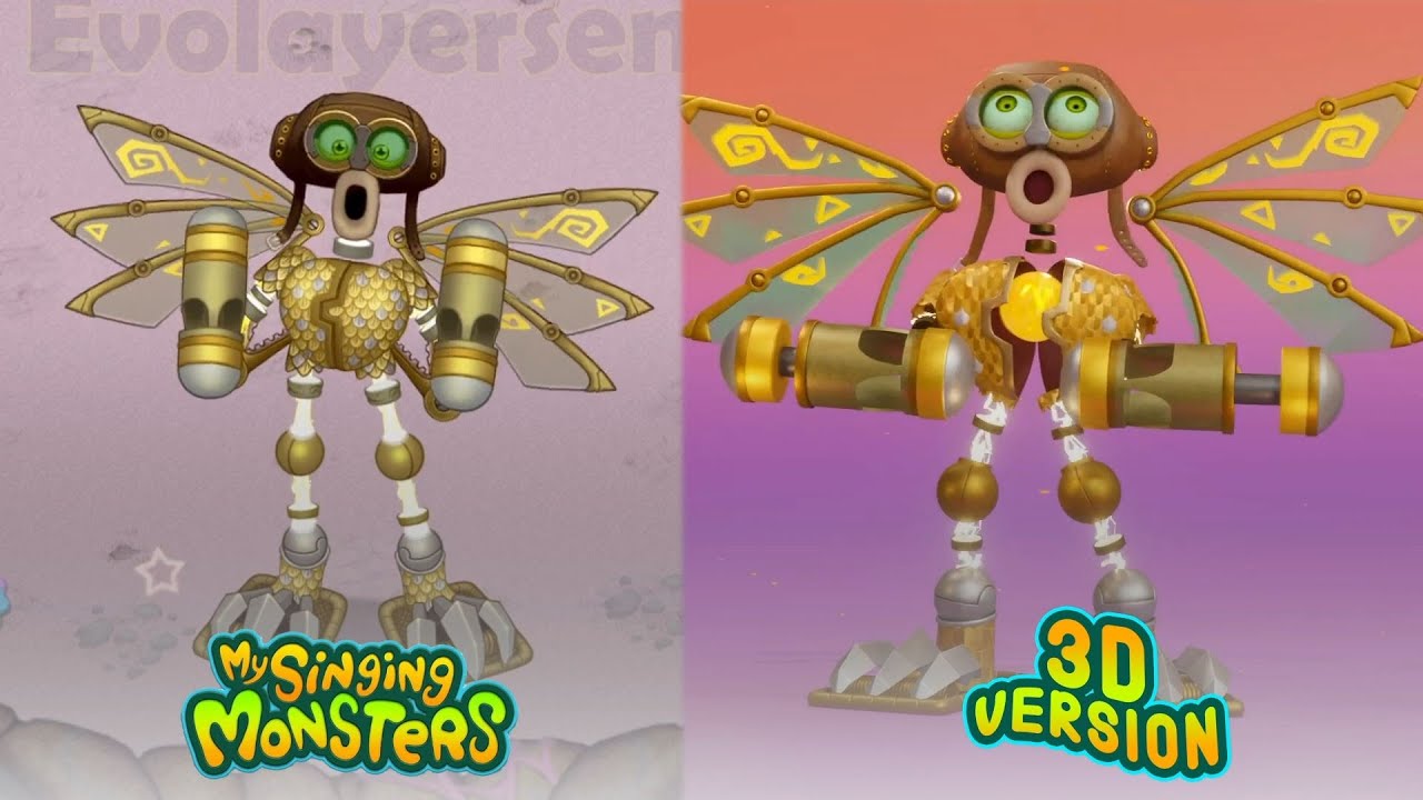 All My Singing Monster WUBBOX vs ALL WUBBOX 3D | Compare Designs