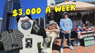 Making Thousands of Dollars off Thrifted Vintage Clothing💰vintage Nirvana, coogi, stripper & band!