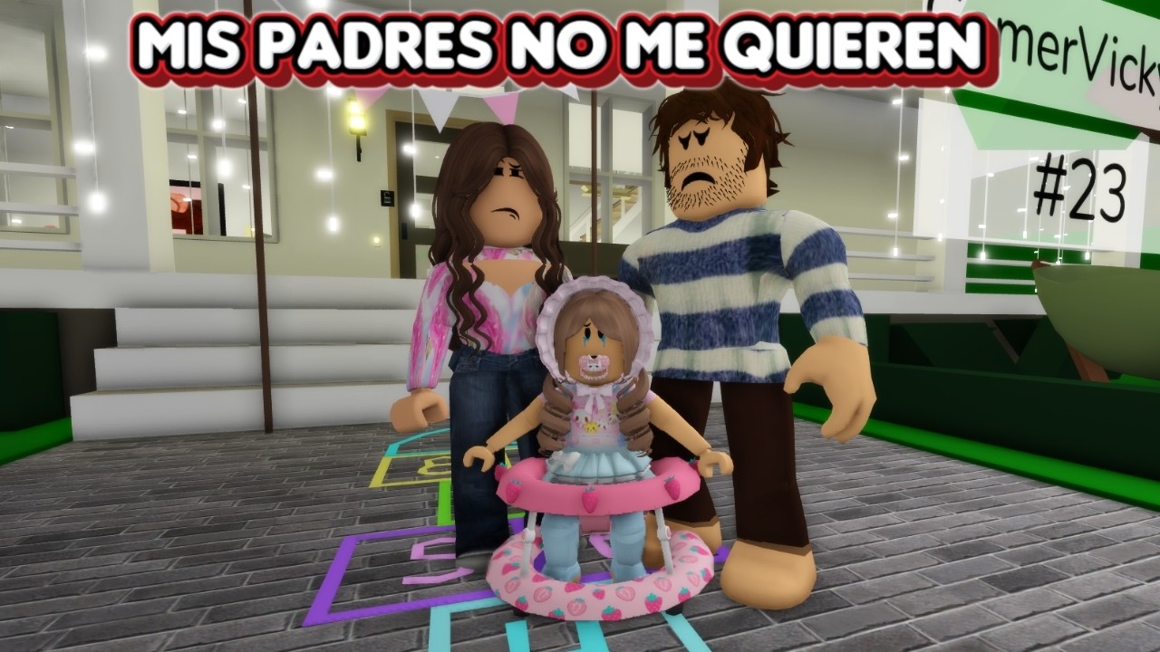 MIS PADRES NO ME QUIEREN 😟😔 HISTORIA ROBLOX BROOKHAVEN