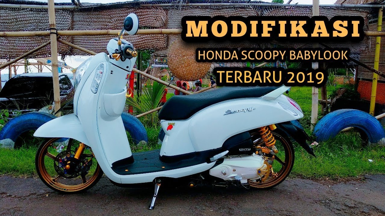 Modifikasi Motor Scoopy Babylook 2019 OPREK MOTOR