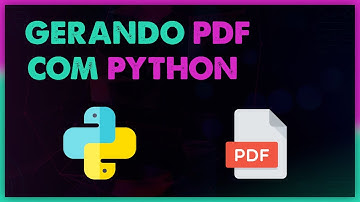 Gerando PDF com PYTHON