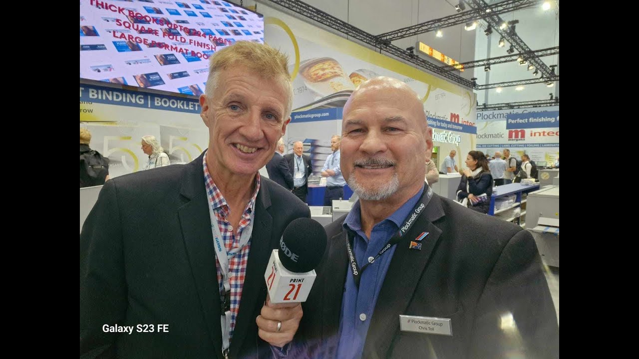 drupa 2024: Chris Toll, Plockmatic - YouTube