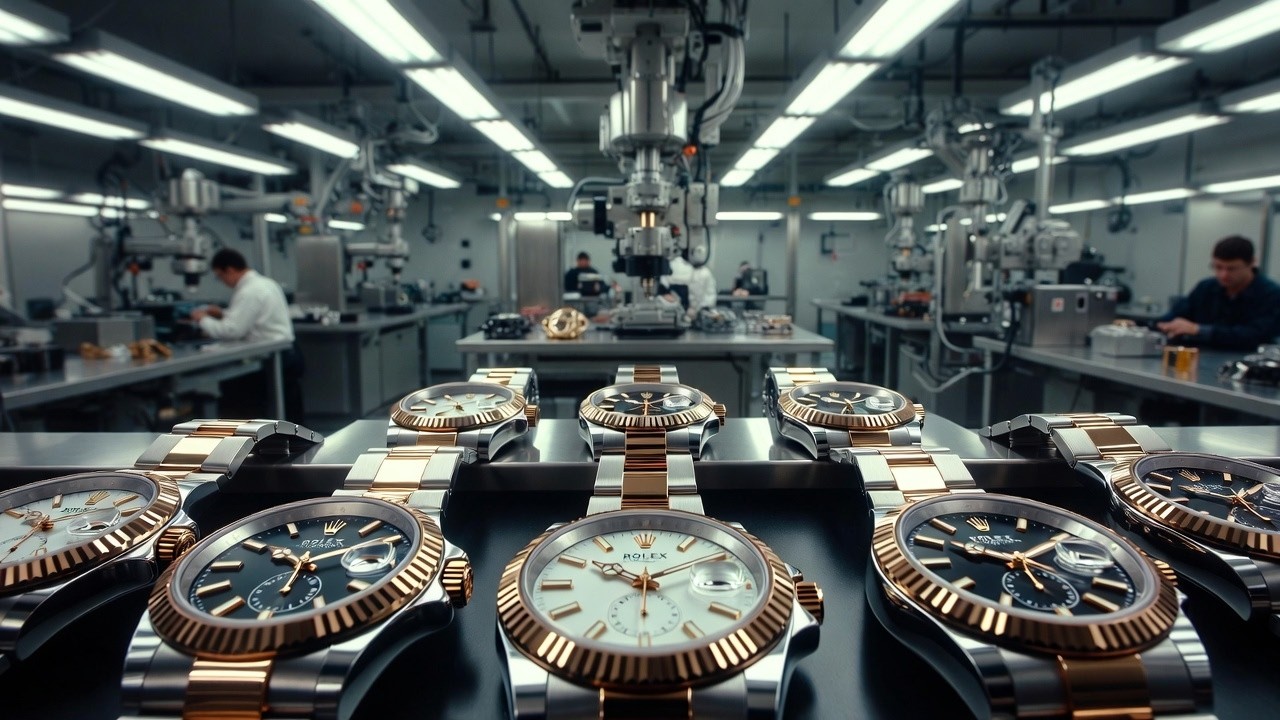 A Modern American Rolex Factory From Crafting Luxury Watches Clocks to Packaging and Display in Shop